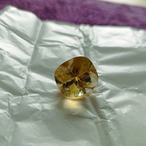 Citrine 34.82 ct certified by ALGT