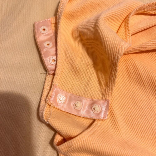 Zara women's orange bodysuit like new, size L