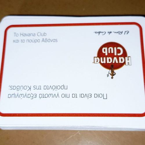 Havana Club Trivia game with cards new