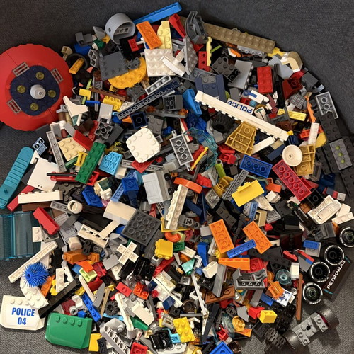 Lego authentic pieces like new, 1kg set with diverse parts