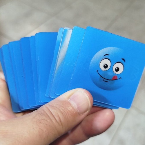 Emoji lenticular cards, set of 18