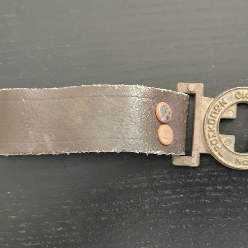 Scout belt used, vintage 60s-70s, leather, 74cm