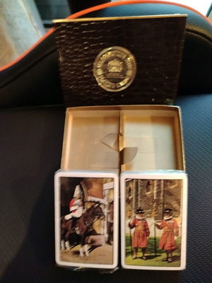 Vintage playing cards new from England in plastic wrap