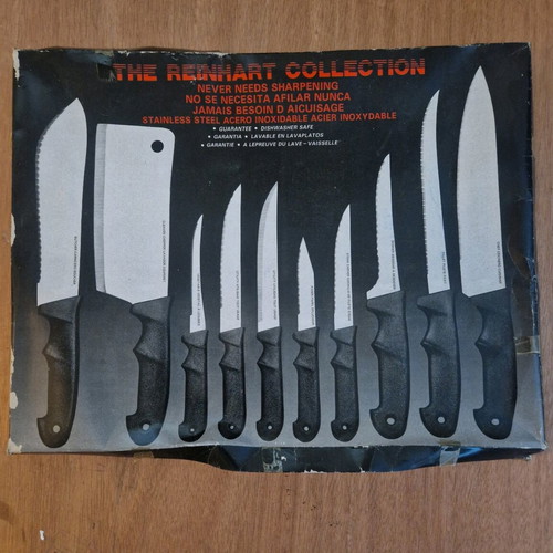 Knife set unused 10 pcs in box