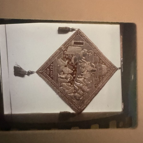 Collectible slides with Byzantine icons, church relics and traditional ceramics, like new