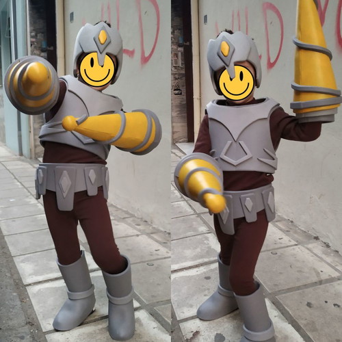 Gormiti cosplay carnival costume used for ages 5-6
