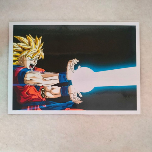 Dragon Ball Z Goku custom printed A4 poster new