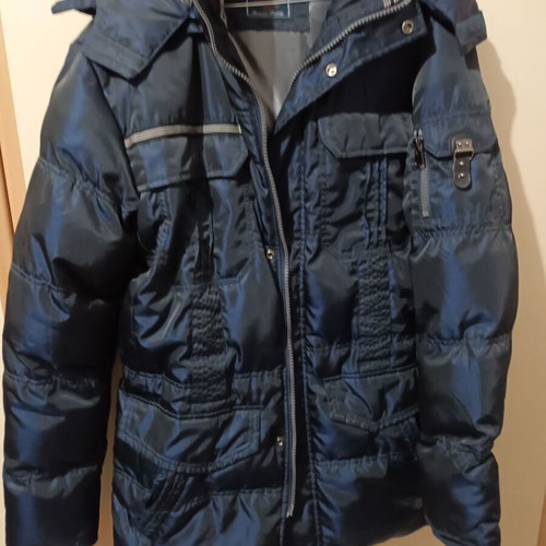 Bertolucci Men's Jacket New Size Large Gray Blue