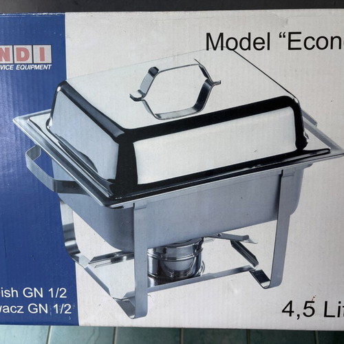 Hendi Bain Marie chafing dish like new, 4.5 lt inox