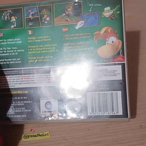 Rayman DS used for Nintendo DS with manual