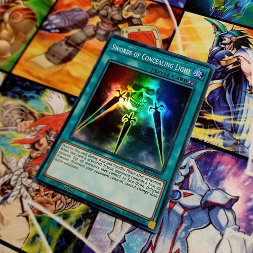 Swords of Concealing Light RA05 Super Rare Yu-Gi-Oh! card