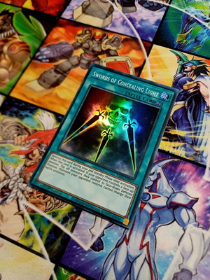 Swords of Concealing Light RA05 Super Rare Yu-Gi-Oh! card