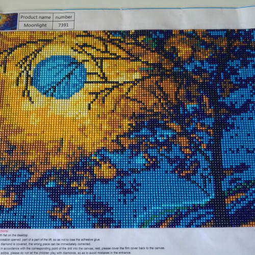 Moonlight Painting new diamond painting with beads