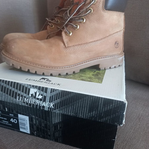 Lumberjack women's ankle boots size 40 beige like new