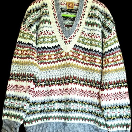 Stefanel wool knit vintage 80s-90s sweater like new