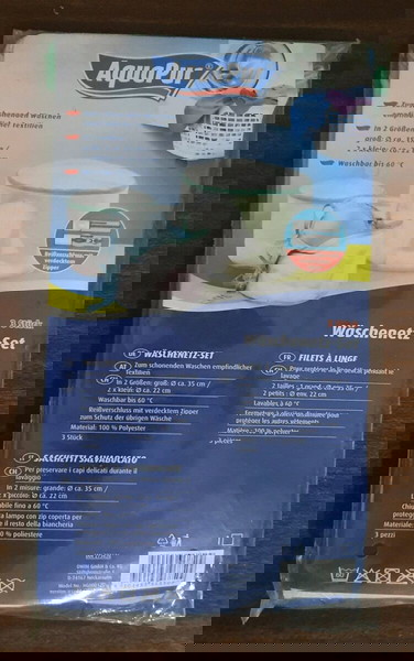 Σετ διχτυών πλυντηρίου AquaPur (3 τεμάχια) – Καινούργιο
