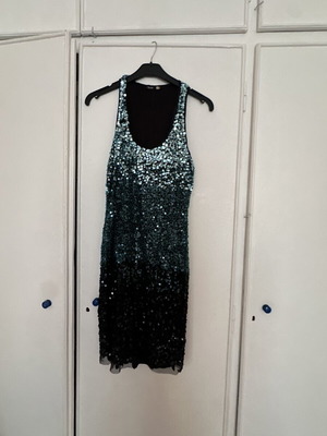Evening dress Toi&Moi like new, black and blue, size S