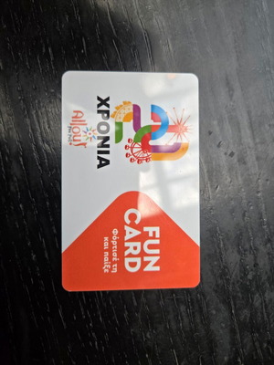 Allou Fun Park collectible fun card like new
