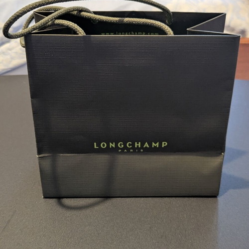 Longchamp paper bag like new, approx. 19x18 cm