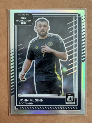Κάρτα John McGinn 2025-26 Donruss Road to FIFA World Cup Optic Silver καινούργια