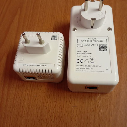 Devolo power line WiFi router set used, good working condition