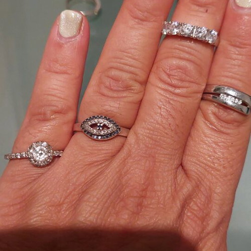 925 Silver Rings Like New