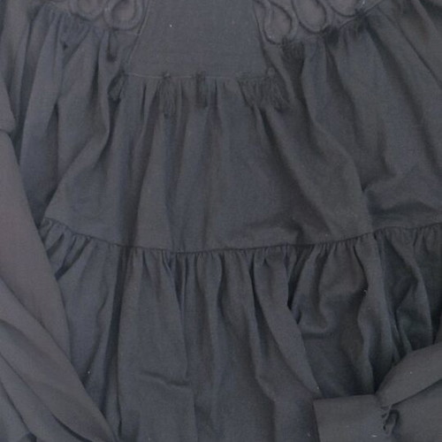 Zara shirt blouse L black like new with transparency