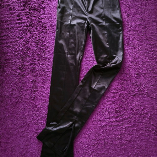 Satin pants Zara black like new, size S