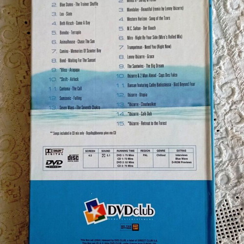 Visions of Ibiza 2 DVD + 2 CD Digibook music set