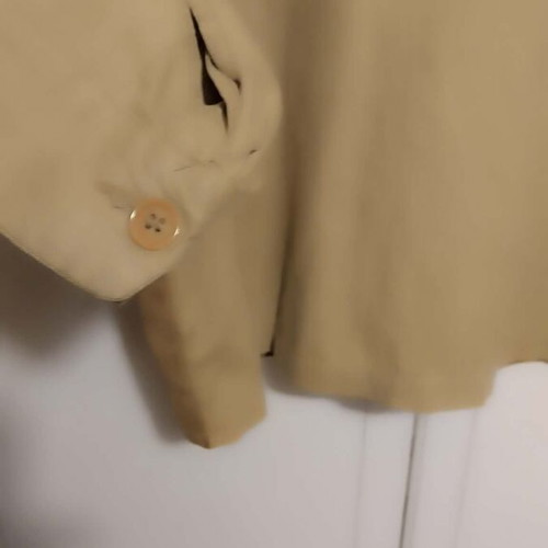 Vintage men's jacket used ochre L/XL minimal & timeless