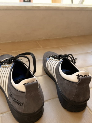 Dsquared2 men shoes almost new, gray, size 44