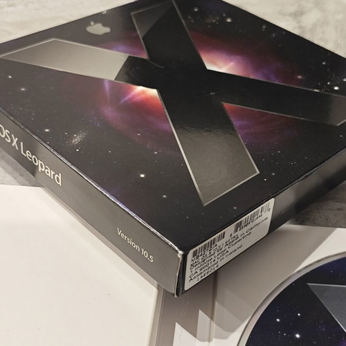 Apple Mac OS X Leopard 10.5.1 Retail Box with Original DVD