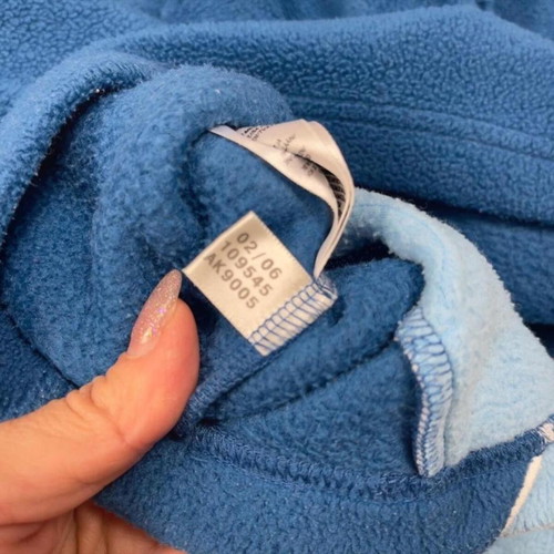 Adidas vintage kids fleece jacket hooded boys size 104