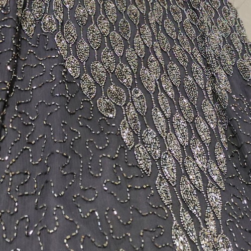 Handmade beaded evening dress women's size L new
