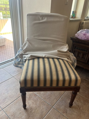 Armchair set with covers