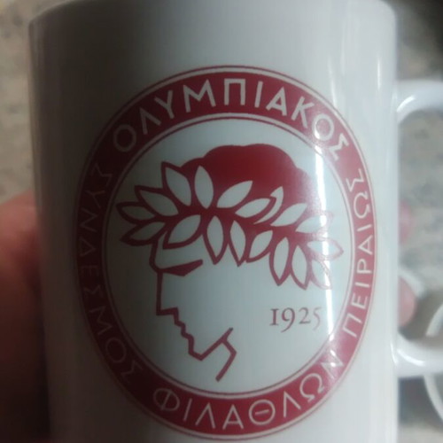 Olympiacos mug used