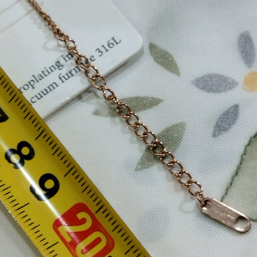 Stainless Steel Bracelet with Letter D and Infinity New, Gold Color