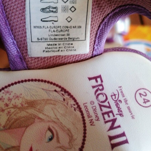 Frozen sandal