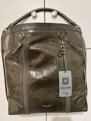 Sunny Hobo Vintage Patent Shoulder Bag by Zadig & Voltaire, new