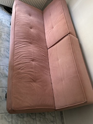 Sofa bed used, convertible to double bed, very comfortable