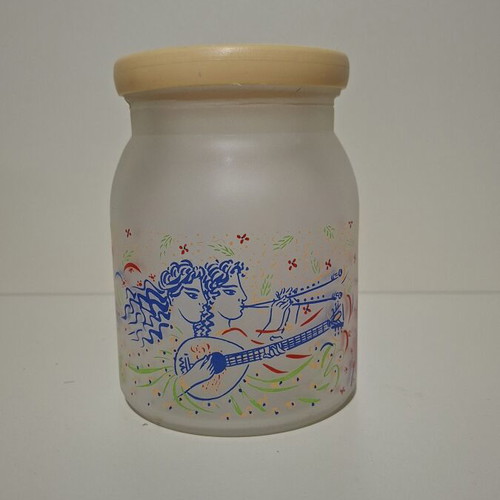 Collectible Storage Jars with Stathopoulos Designs like new, set of 3