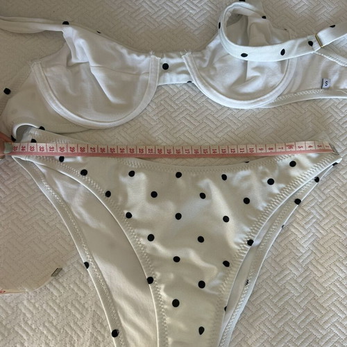 Bikini set SunsetGo! polka dot, like new, adjustable straps