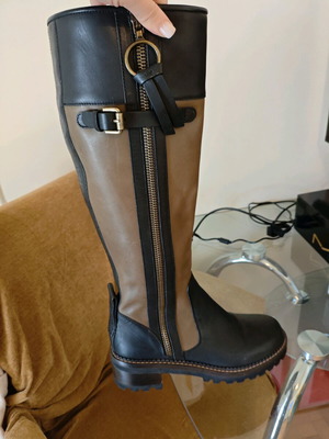 See By Chloe leather riding boots size 40 new