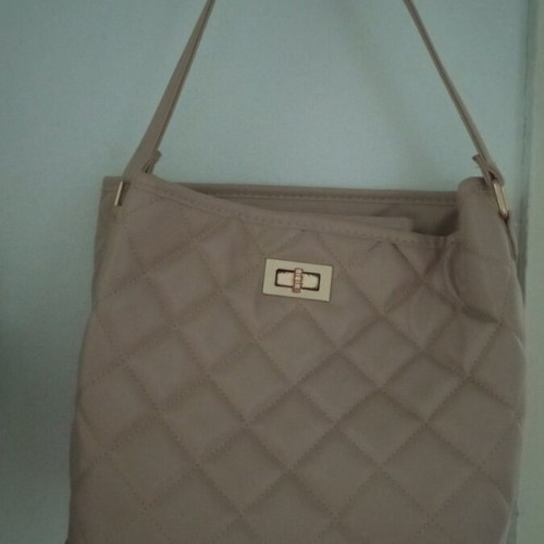 Crossbody and shoulder bag like new, beige