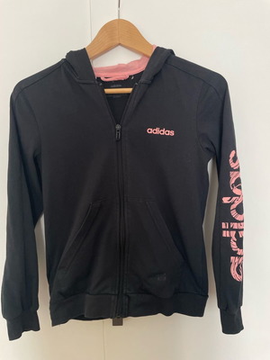 Adidas jacket used for 11-12 years old, black