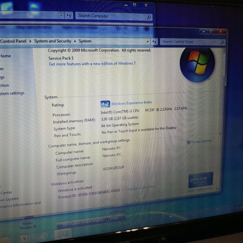 Lenovo G560 Intel Core i3 used laptop with 4GB RAM and SSD