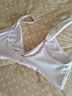 White bustier size S like new