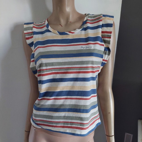 Pepe Jeans striped women's top size small like new