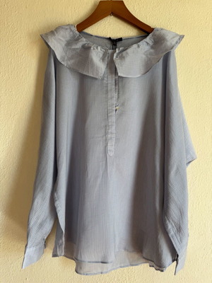 Massimo Dutti shirt new, silk and lyocell, size M