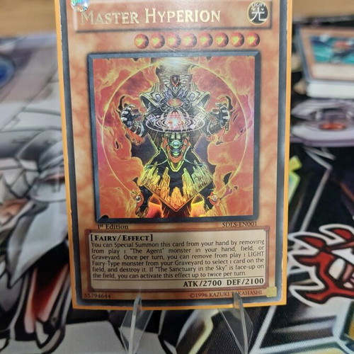 Master Hyperion 1st Edition Yu-Gi-Oh! card